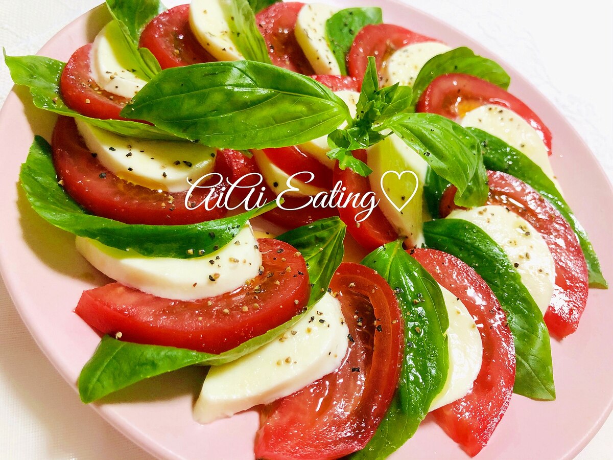 この1品で華やかに 簡単おしゃれカプレーゼ レシピ 作り方 By あいあい 楽天レシピ